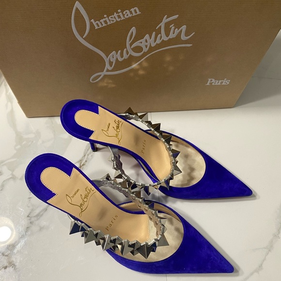 Christian Louboutin Shoes - CHRISTIAN LOUBOUTIN
Planet Choc 80In Elixir/silver